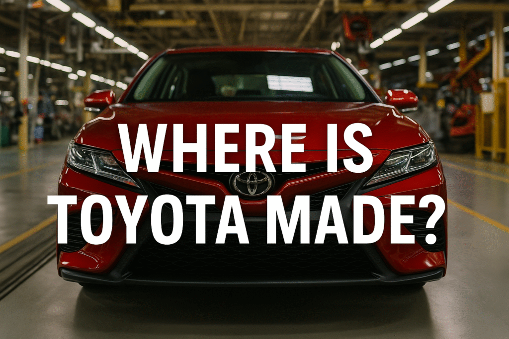 Where Is Toyota Made? A Global Tour of Toyota Manufacturing